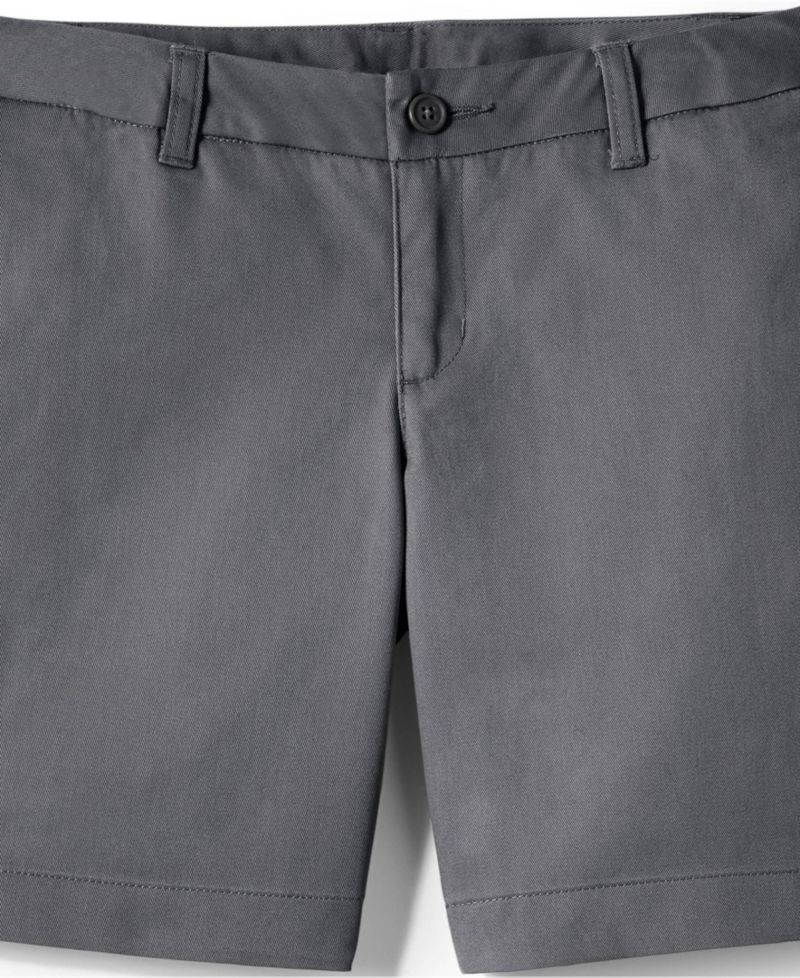 Little Girls Plain Front Blend Chino Shorts