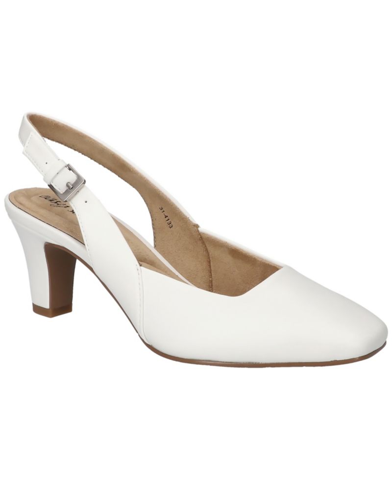 Ritsa Square Toe Slingback Pumps