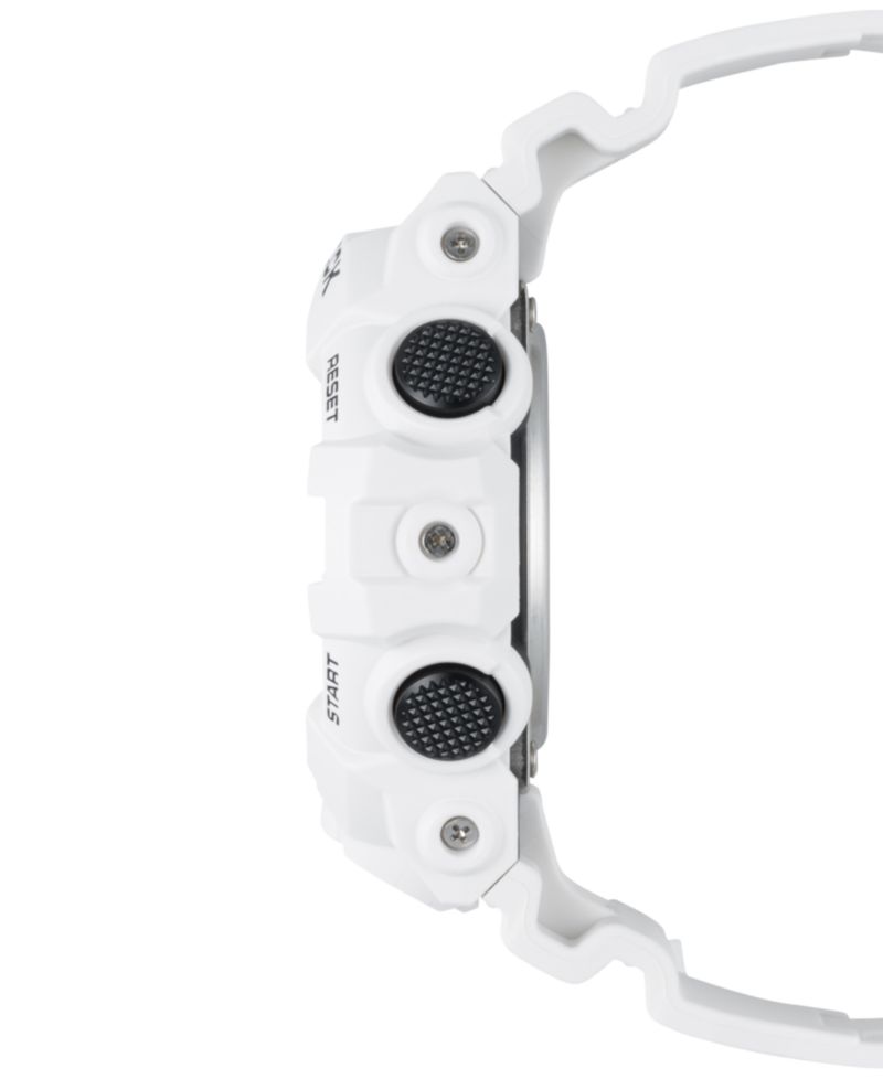 Men's Analog-Digital White Resin Strap Watch 54mm GA700-7A