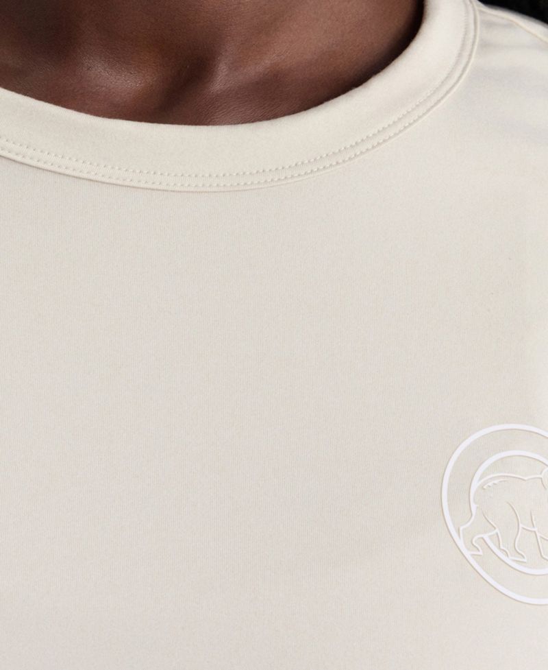 Women's Beige Chicago Cubs Clutch T-Shirt