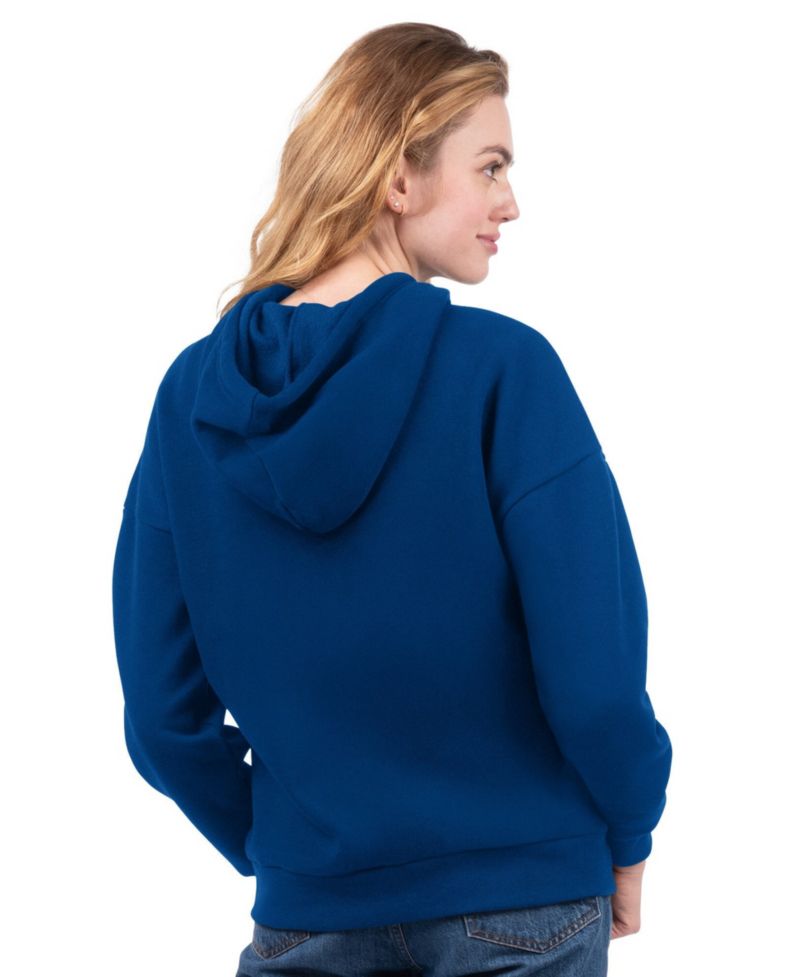 Women's Gray/Royal Indianapolis Colts Hoodie & T-Shirt Combo Pack