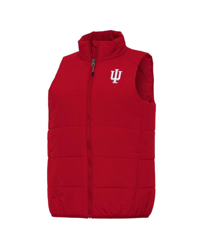 Women's Crimson Indiana Hoosiers Experience Full-Zip Vest