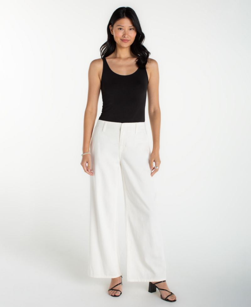 Petite Weekender Wide-Leg Pants