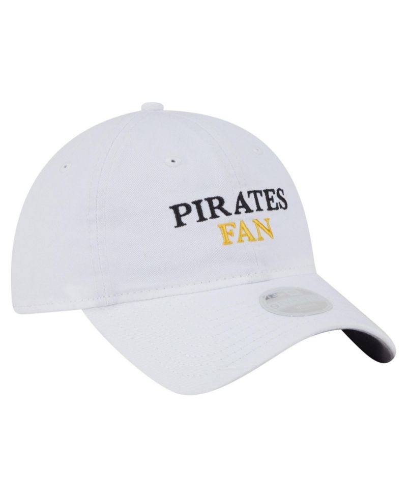 Women's White Pittsburgh Pirates Team Fan 9TWENTY Adjustable Hat