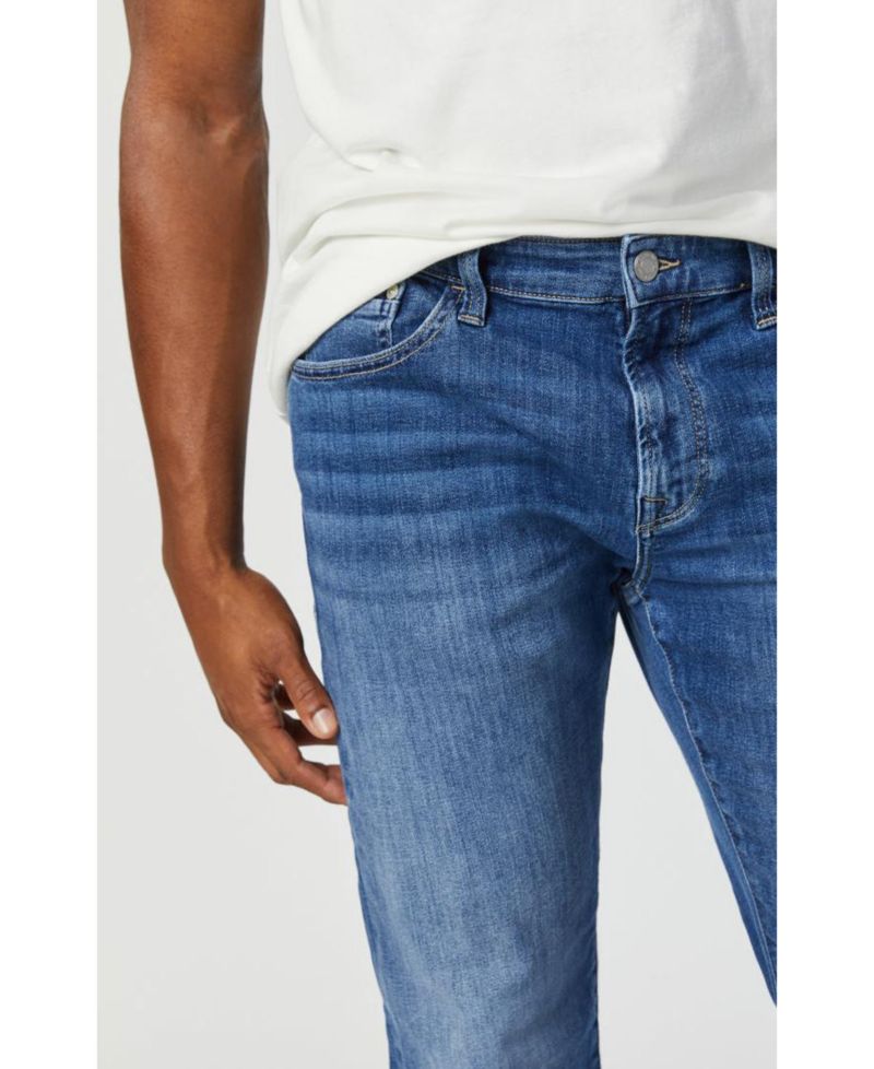 Men's Marcus Slim Straight Leg Jeans in Mid Foggy Feather