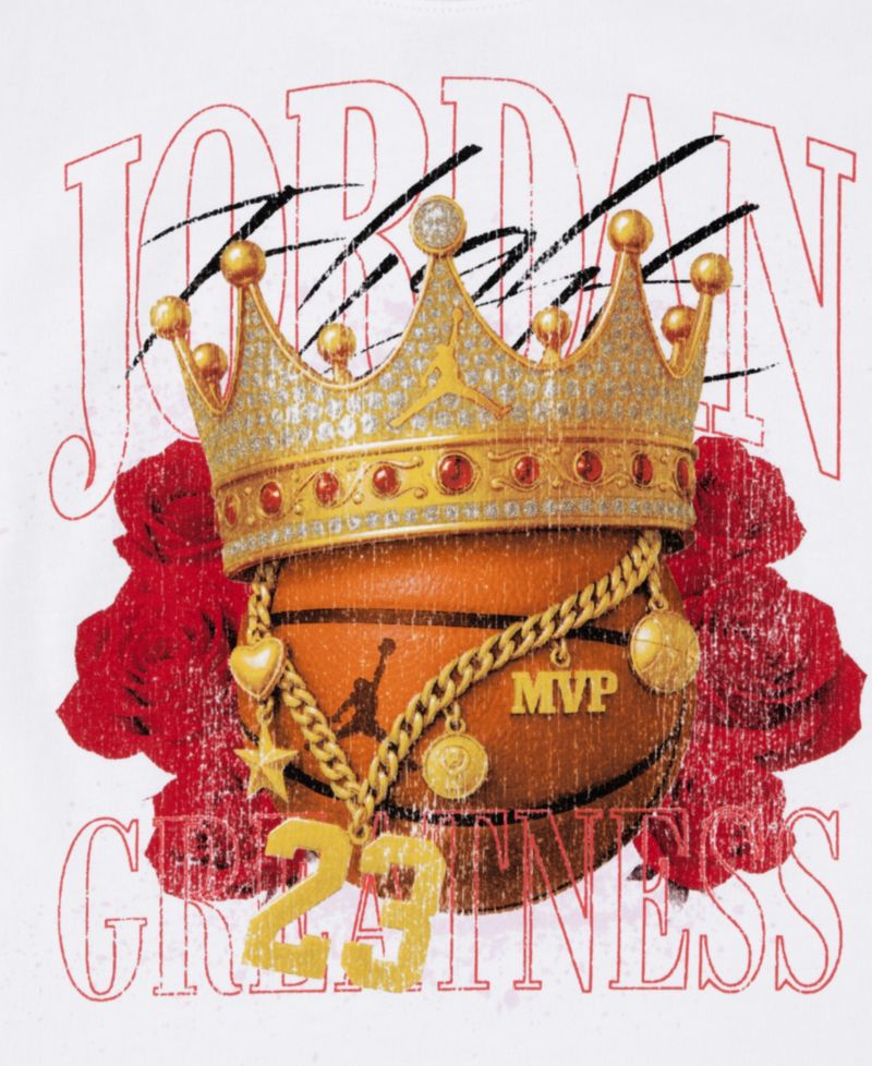 Girls' 7-16 23 Greatness Crown Short-Sleeve T-Shirt