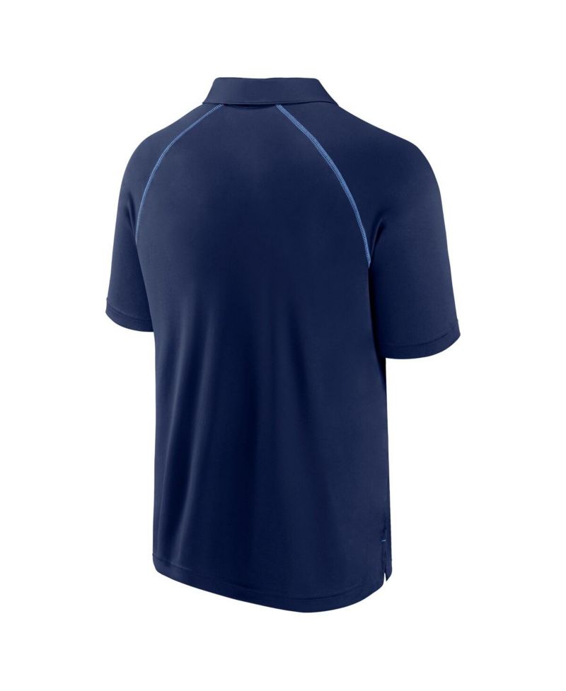 Men's Navy Tampa Bay Rays Strong Alone Raglan Polo