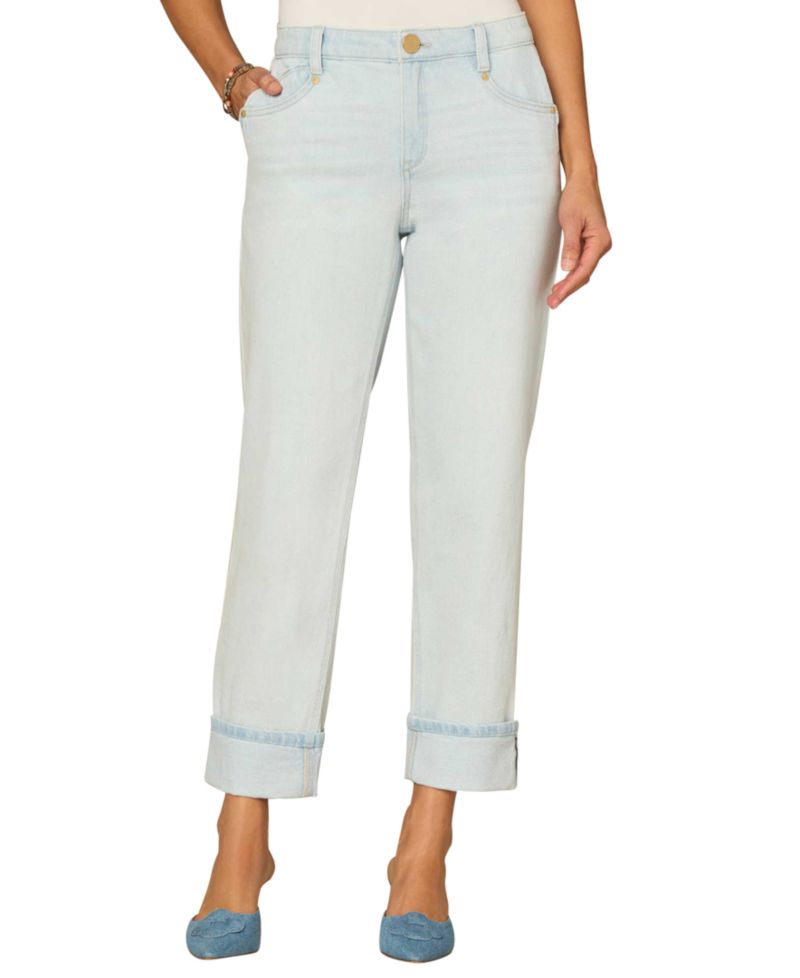 Petite "Ab"Solution High-Rise Boyfriend Jeans