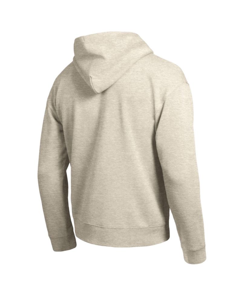 Men's Oatmeal LSU Tigers All-Star Neutral Stack Hoodie