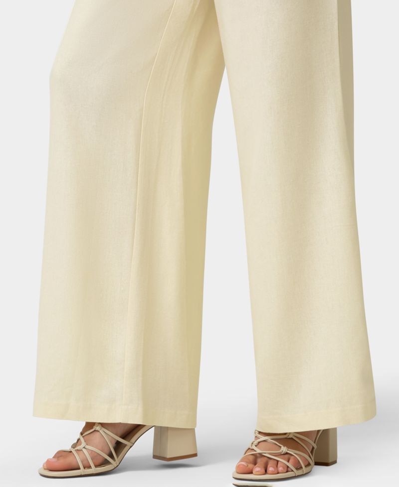 Women's Coastal Linen Palazzo Pant