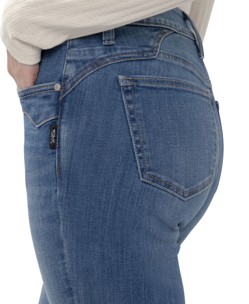 Women's Elyse Mid-Rise Boot-Cut Stretch Jeans