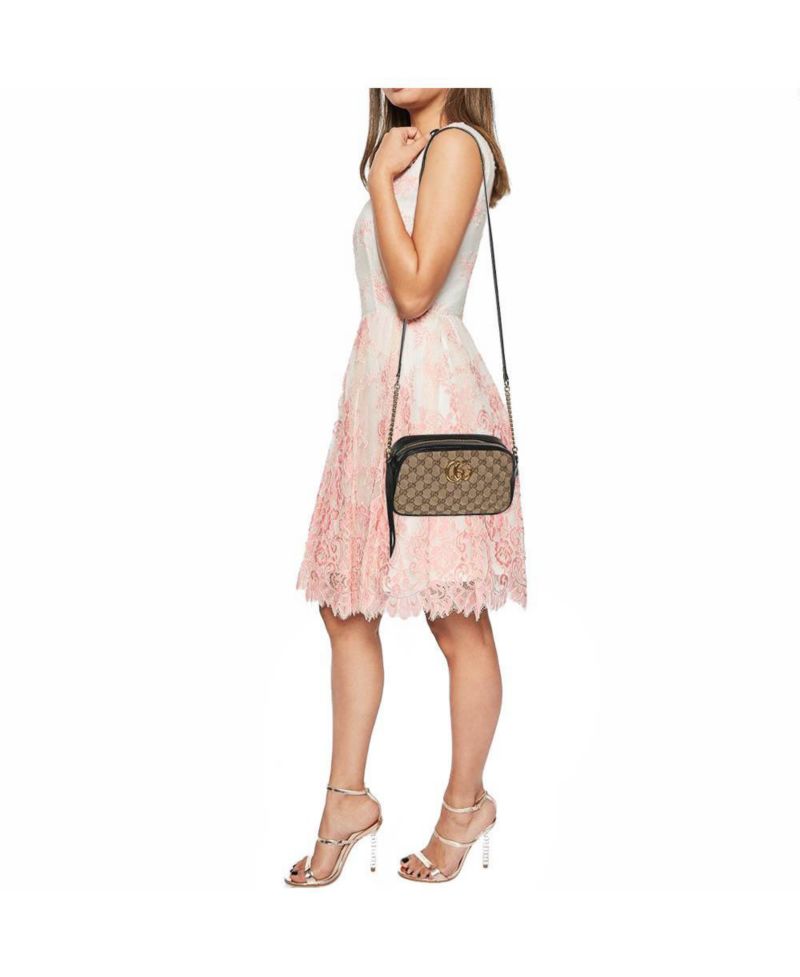 Women's GG Marmont Canvas Camera Bag