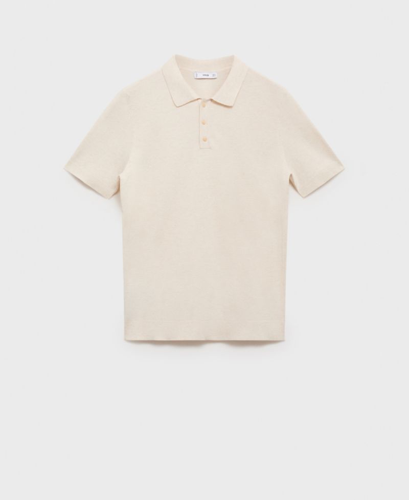 Men's Fine-Knit Cotton Polo Shirt
