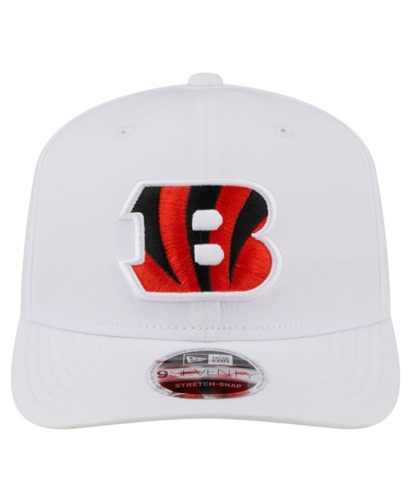 Men's White Cincinnati Bengals Name Plate 9SEVENTY Adjustable Hat