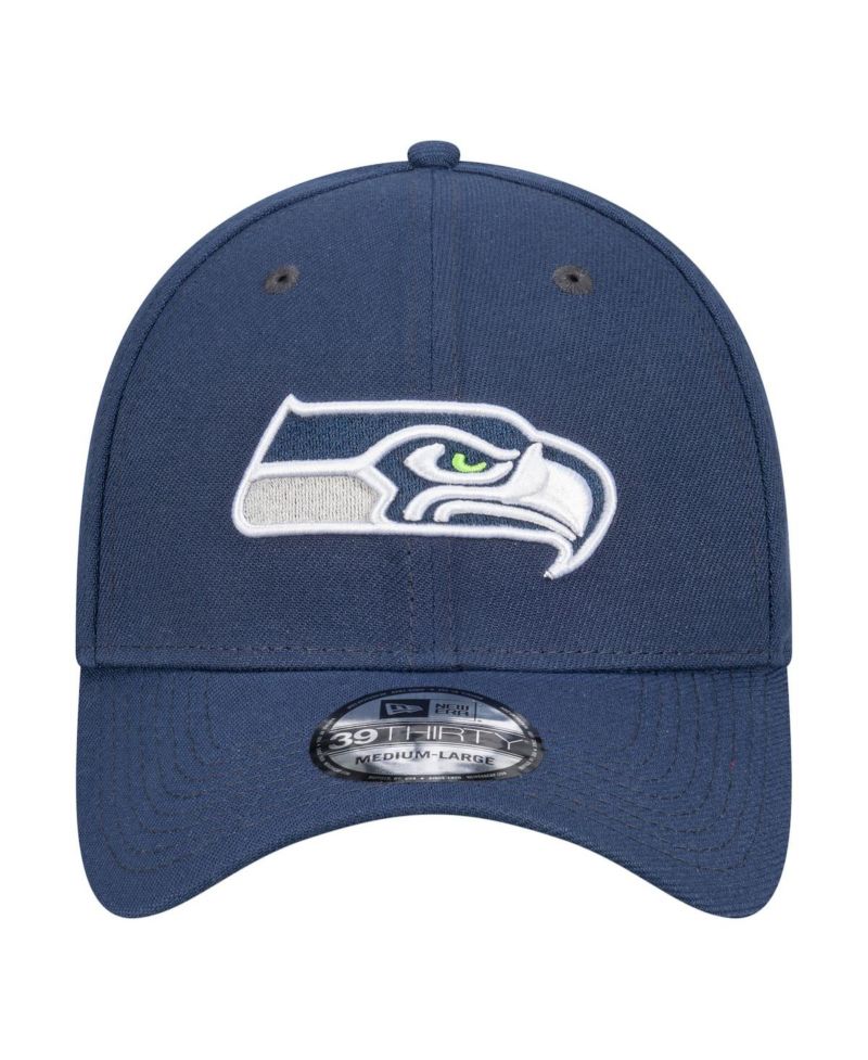 Men's College Navy Seattle Seahawks Core Team 39THIRTY Flex Hat
