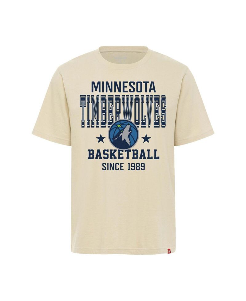 Men's and Women's Cream Minnesota Timberwolves Duke Premium T-Shirt
