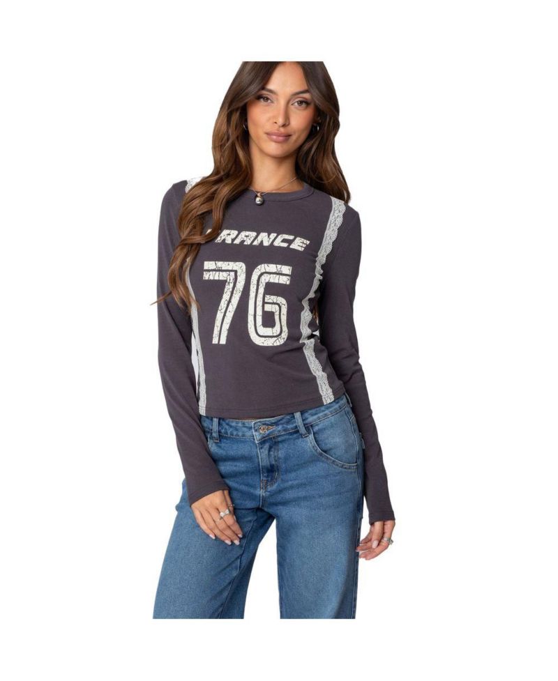 Women's Frenchy Long Sleeve T Shirt