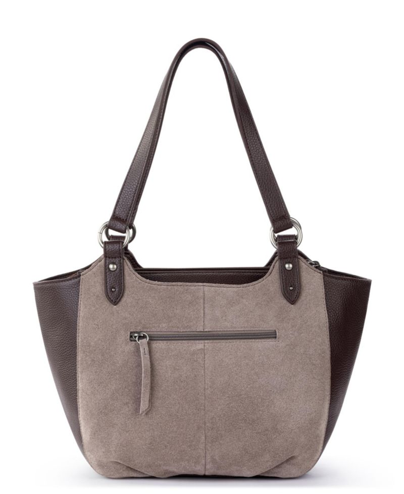 Bolinas Leather Extra-Large Satchel Handbag