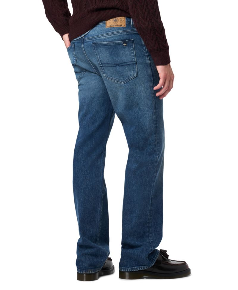 Men's Easy Fit Straight Ruffer Jeans