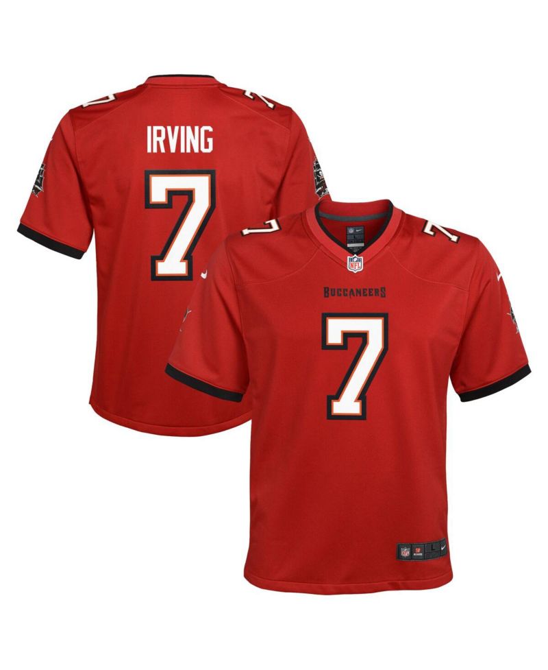 Big Boys and Girls Bucky Irving Red Tampa Bay Buccaneers Team Game Jersey