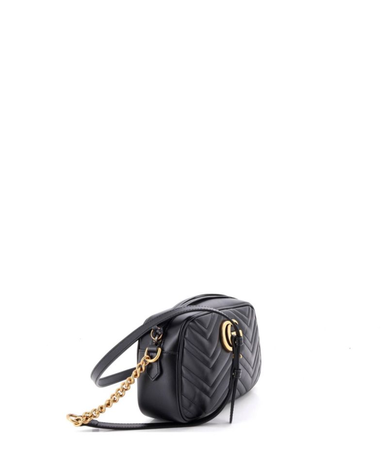 Small GG Marmont Shoulder Bag Matelasse Leather