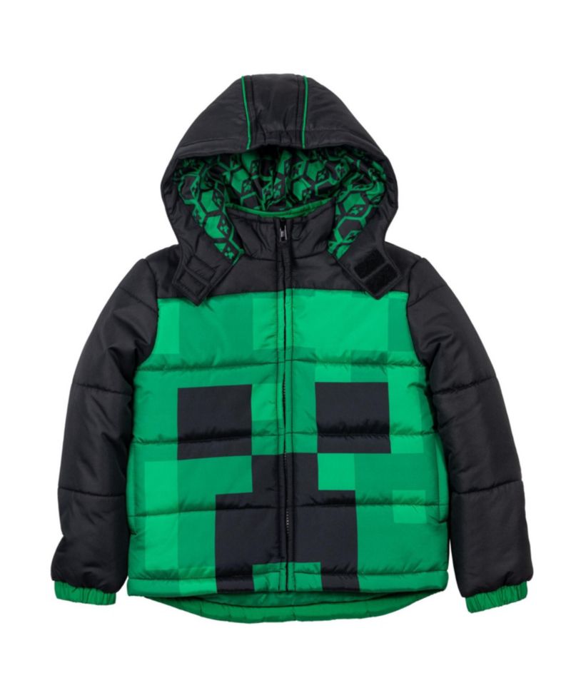 Boys Zip Up Winter Coat Puffer Jacket