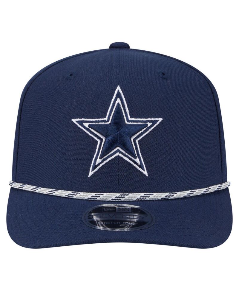Men's Navy Dallas Cowboys Gameday Multi Rope 9SEVENTY Stretch-Snap Hat