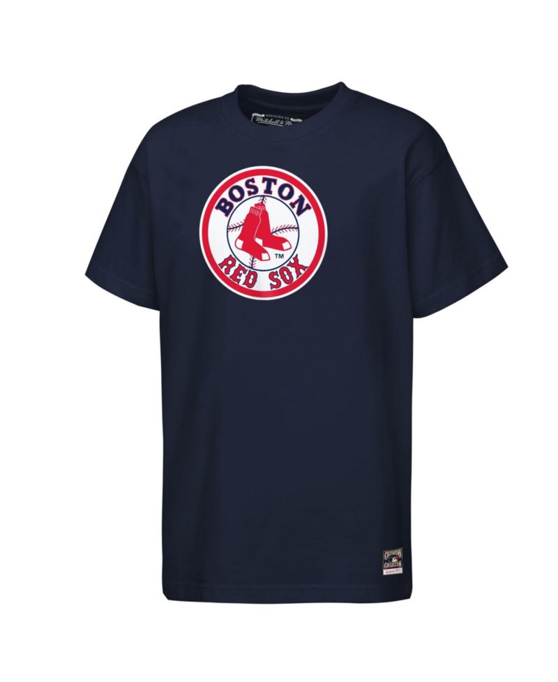 Big Boys and Girls Navy Boston Red Sox Cooperstown Concession T-Shirt