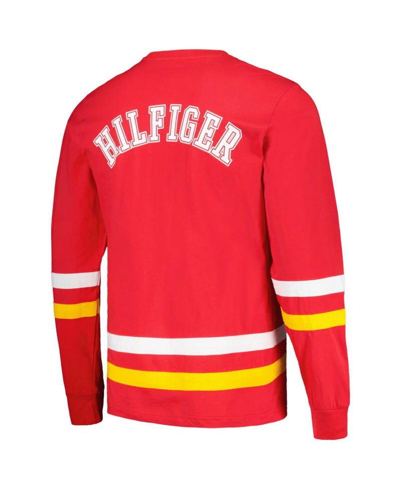 Men's Red, Gold Kansas City Chiefs Nolan Long Sleeve T-shirt
