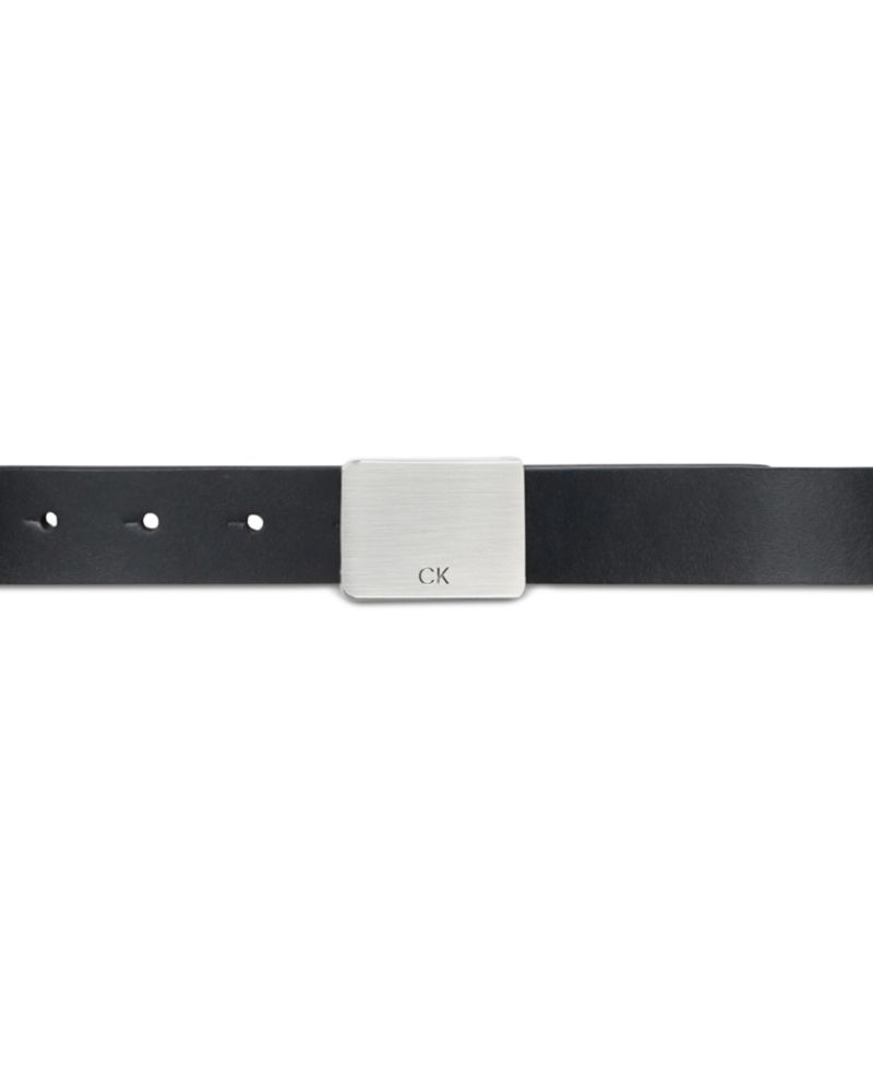 30MM Men's Logo Plaque Belt