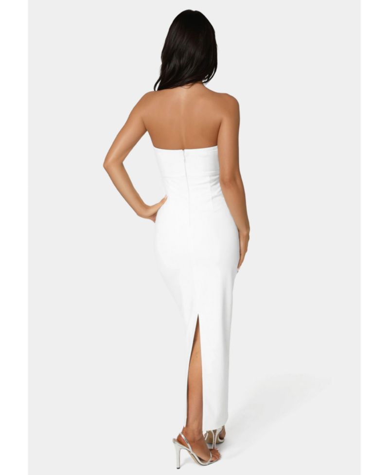 Women's Embellished Strapless Column Dress