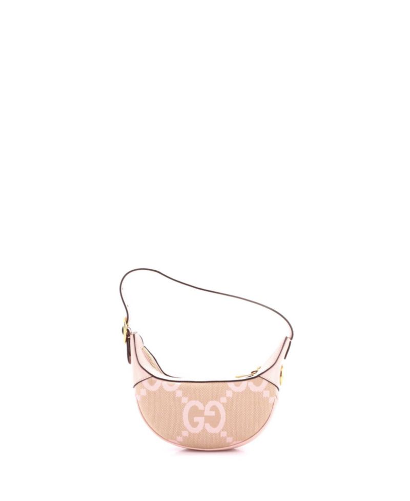 Mini Ophidia Half Moon Bag Jumbo GG Canvas