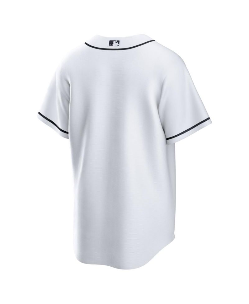 Men's White Detroit Tigers Home Replica Jersey