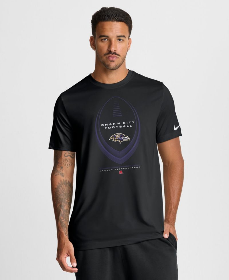Men's Black Baltimore Ravens Legend Icon Dri-FIT T-Shirt
