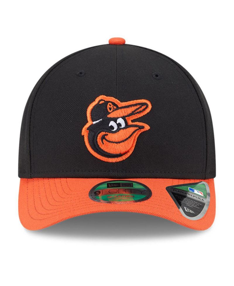 Men's Black Baltimore Orioles Player Replica 9FORTY Adjustable Hat