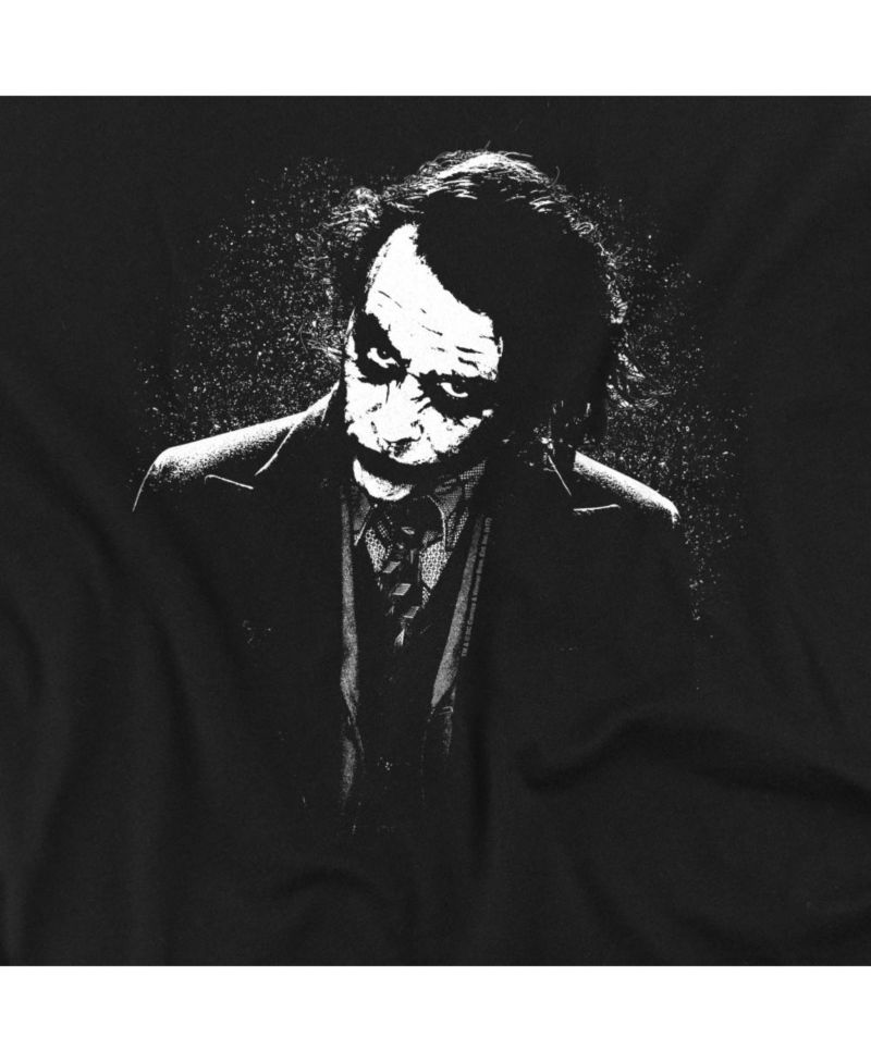 Men's Dark Knight Dark Joker Long-Sleeve Graphic Crewneck Sweatshirt