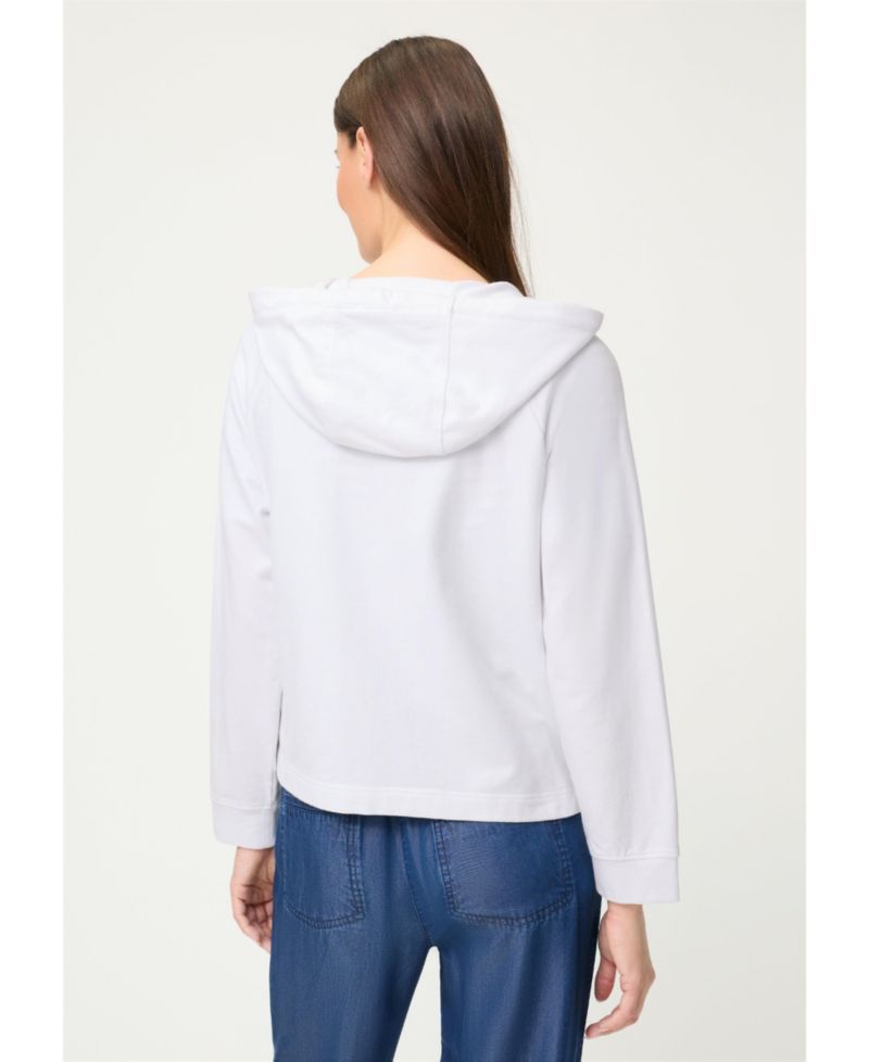 Women's Mixed Media Hooded Sweatshirts