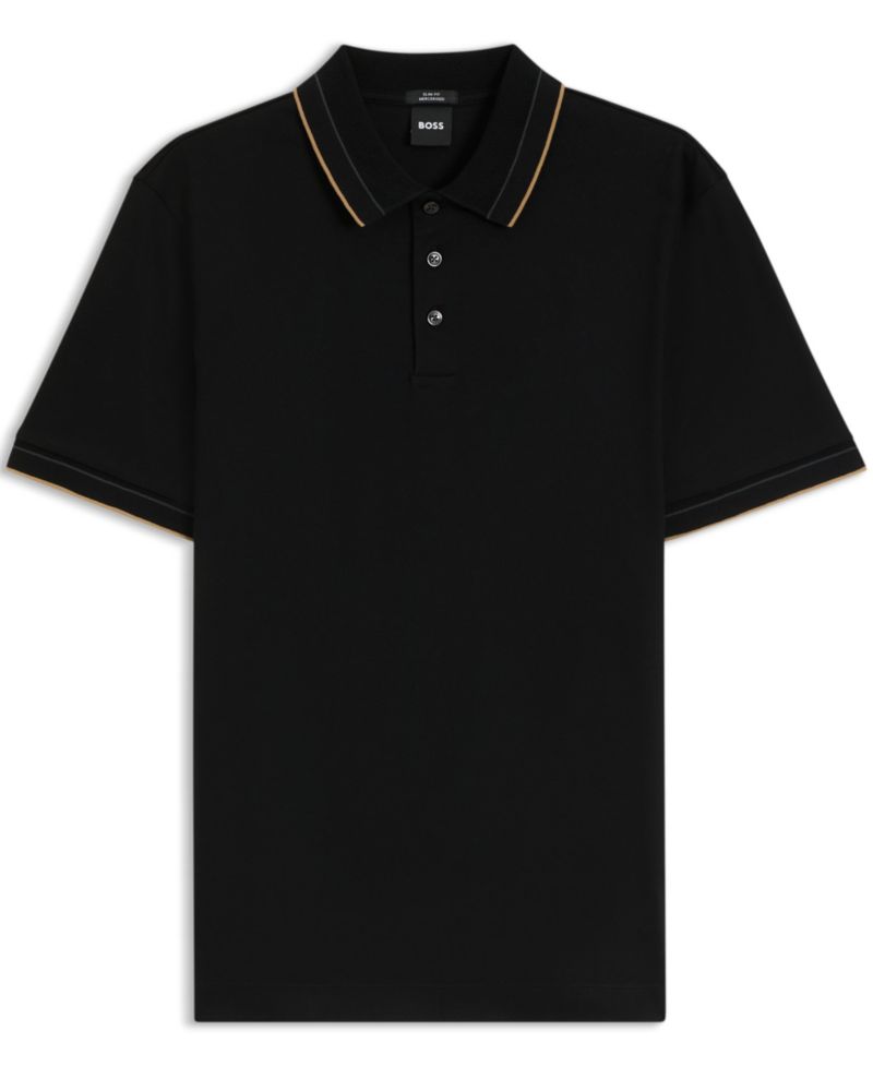 Men's Mercerised Cotton Slim-Fit Polo Shirt