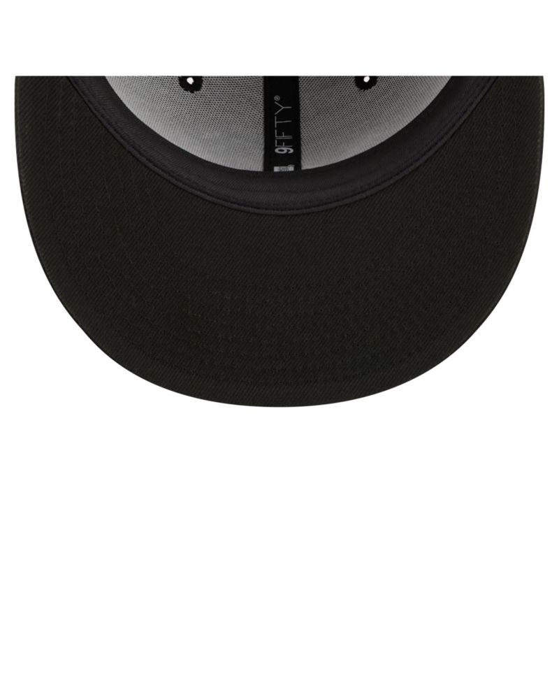 Men's Black Detroit Lions 9FIFTY Snapback Hat