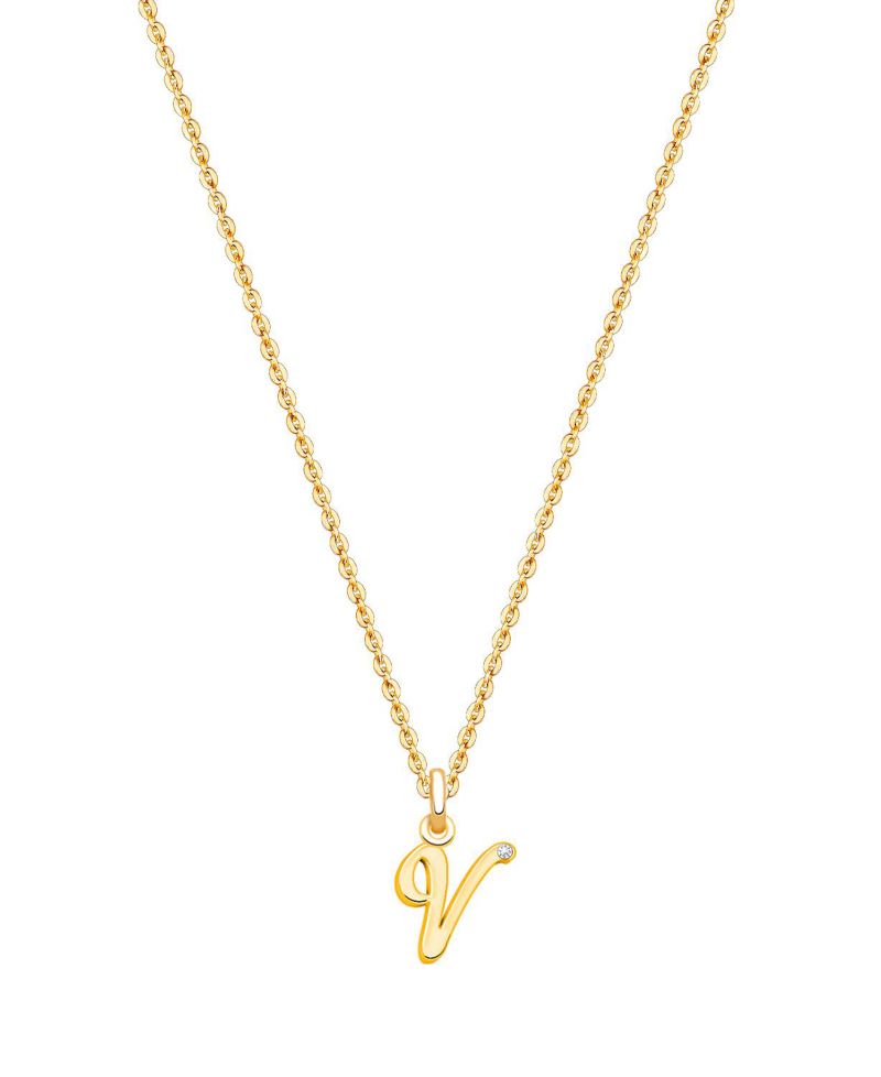 14k Золотой V