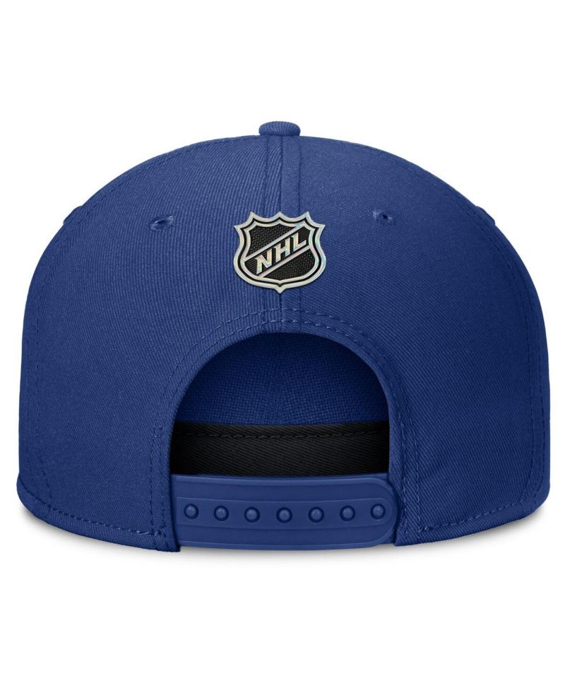 Men's Blue Toronto Maple Leaf's Authentic Pro Rink Team Code Snapback Hat