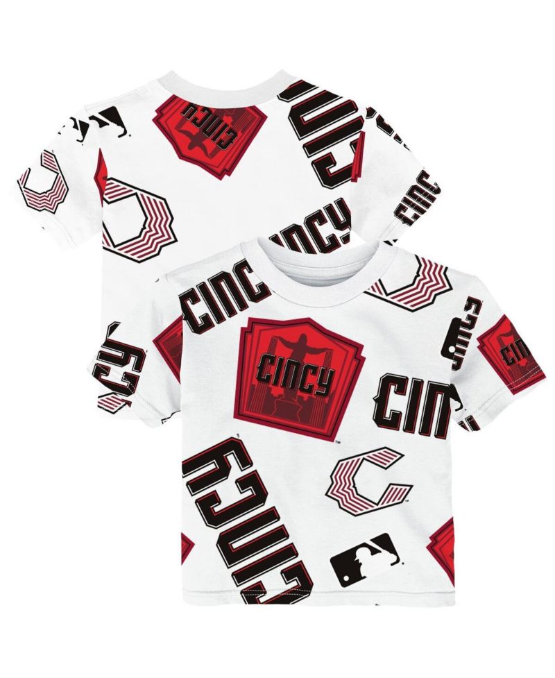 Baby Boys and Girls White Cincinnati Reds 2026 City Connect Game Day T-Shirt