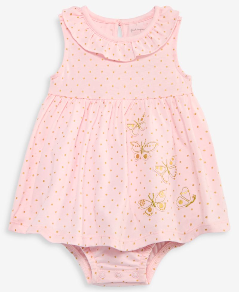 Baby Girls' Butterfly Sunsuit