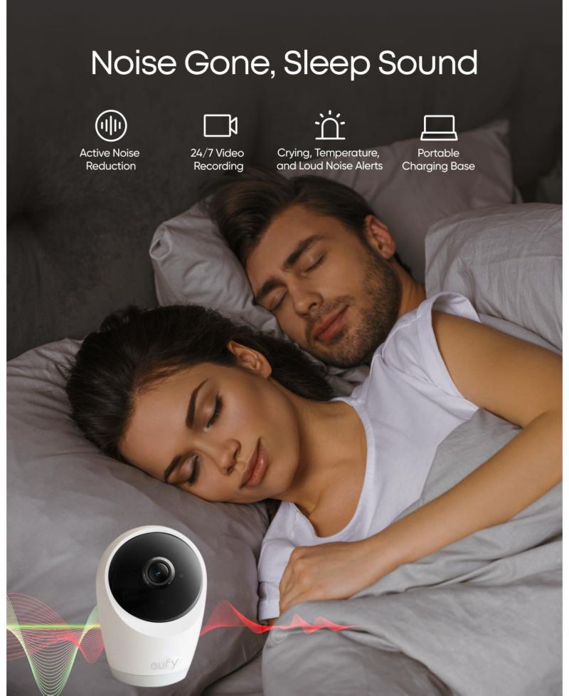 Security Baby Monitor E21 with 4K UHD Camera