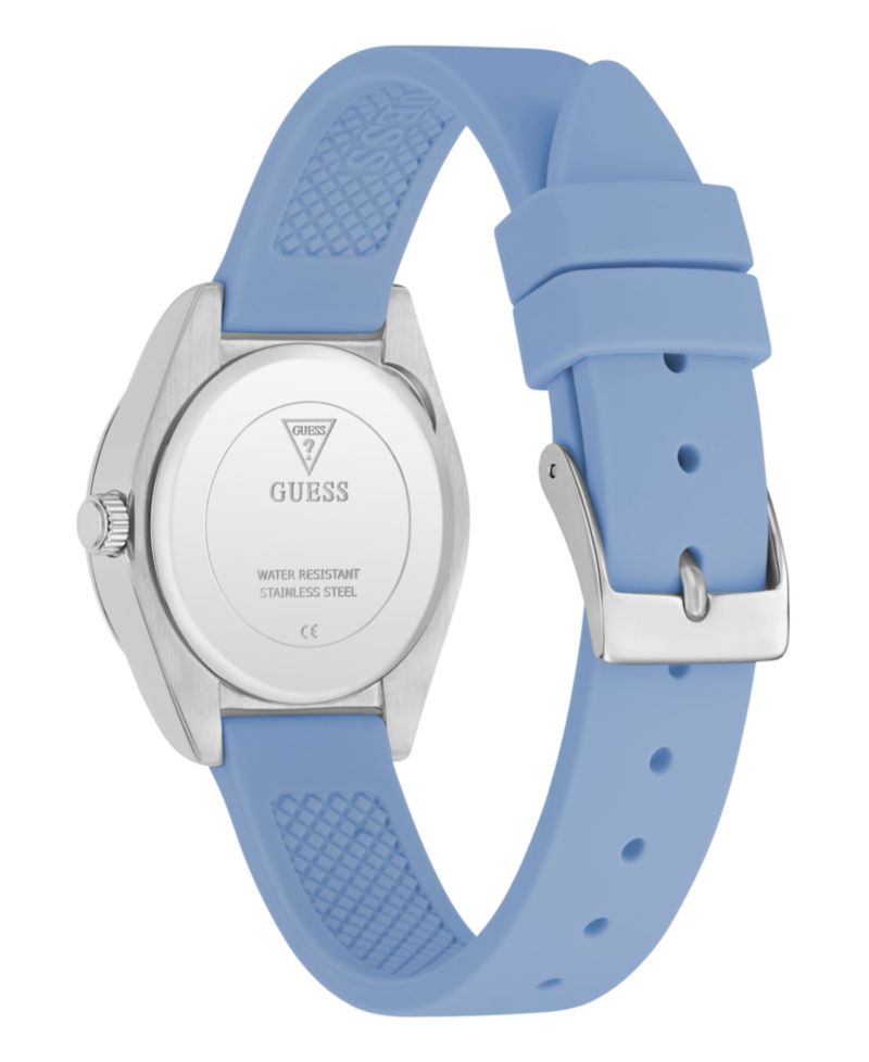 Women's Quartz Blue Silicone Watch 30mm