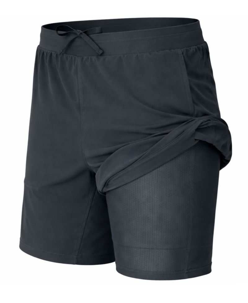 Men's Regular-Fit Stretch Running Shorts