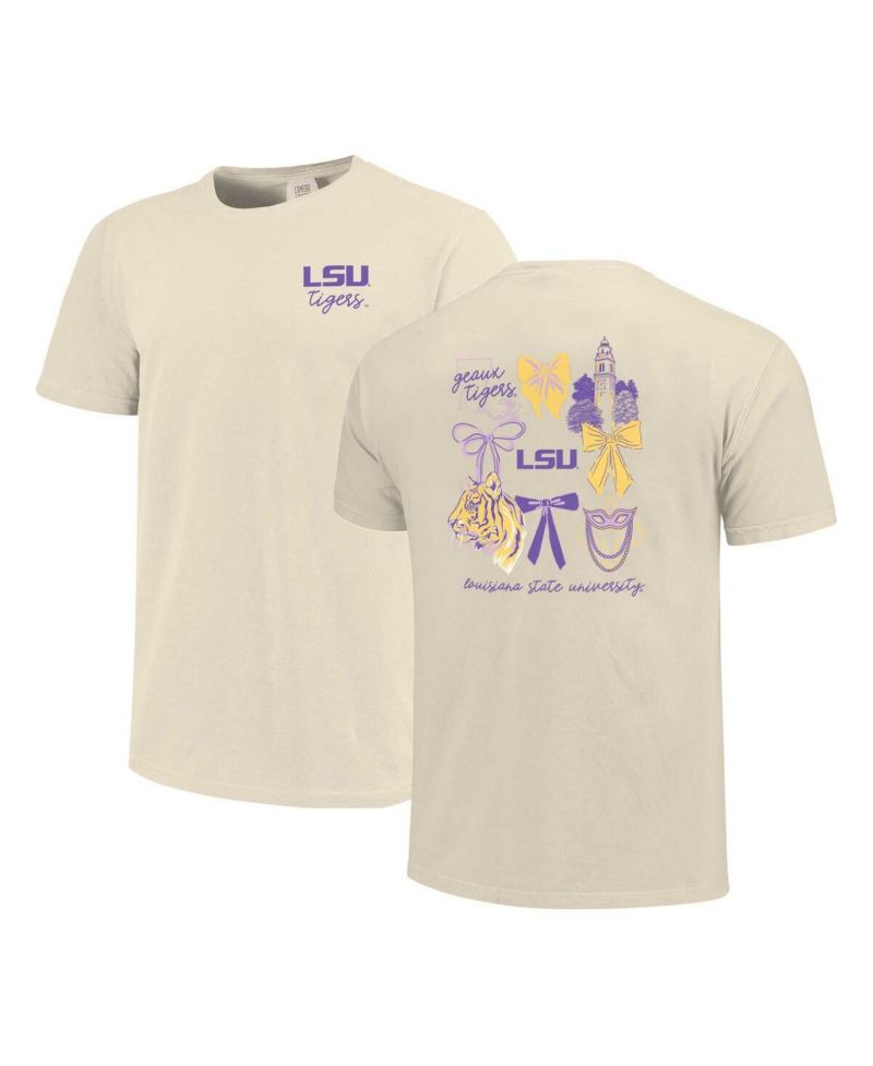 Women's Natural LSU Tigers Coquette T-Shirt
