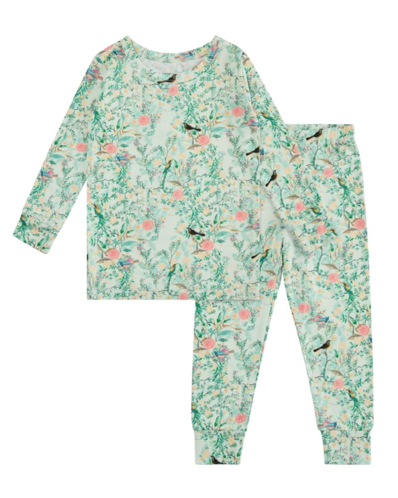 Baby Girls Sage Blossom Pajama Set