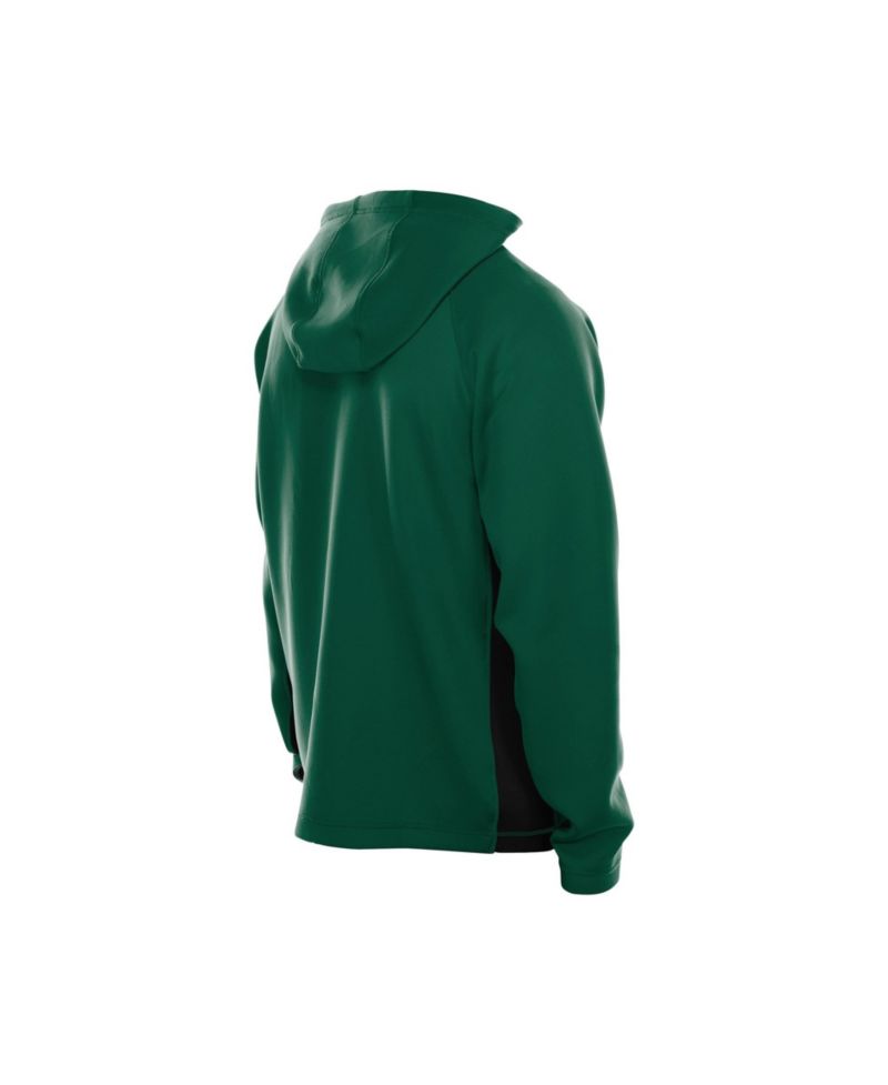Men's Green New York Jets Combine Authentic Raglan Scuba Full-Zip Hoodie