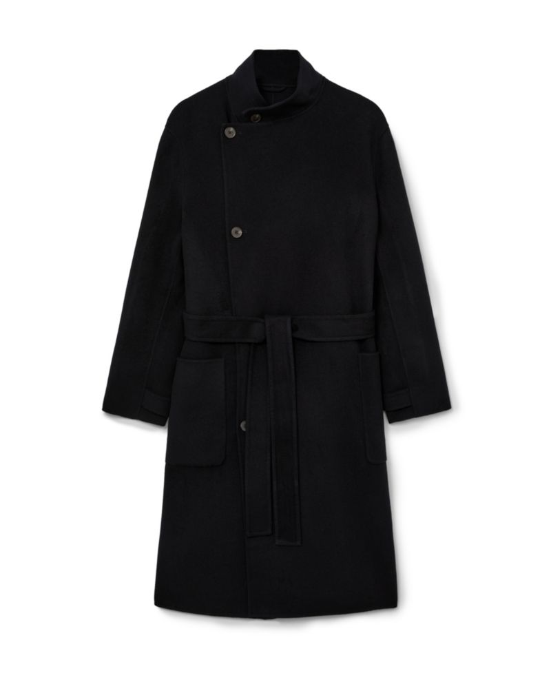 Men's Selation Wool-Blend Blindseam Belted Overcoat
